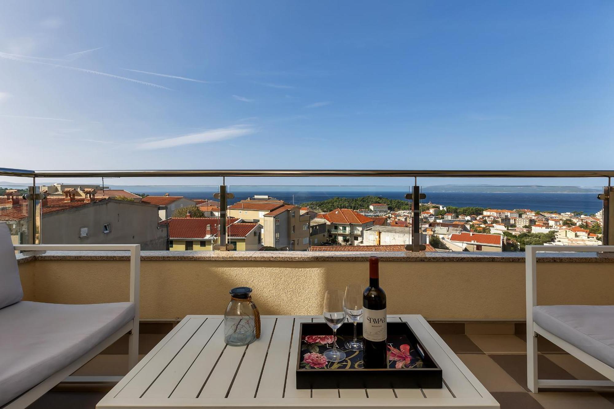 Sea View Apartments Dammi With Free Parking Makarska Bagian luar foto