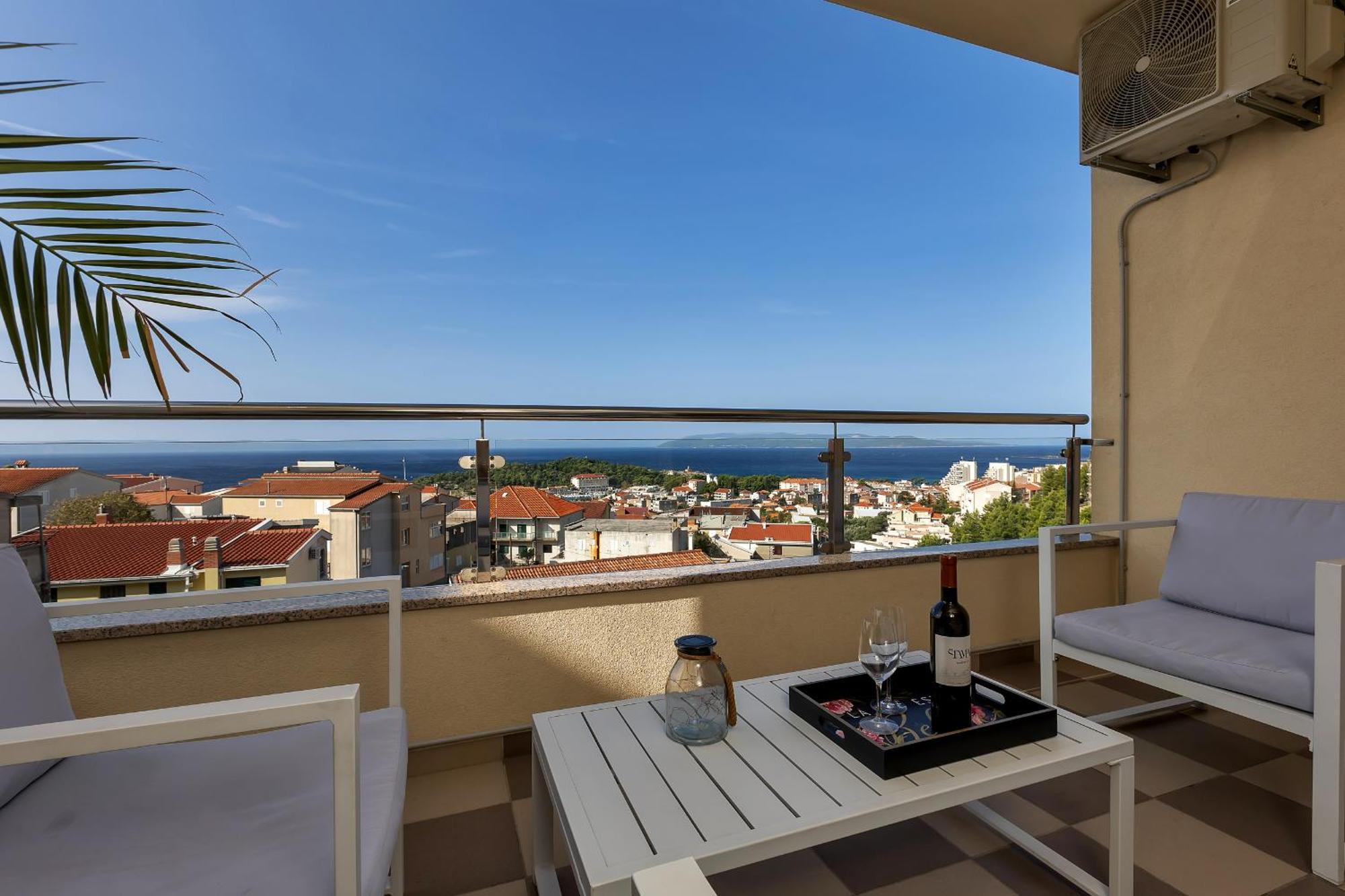 Sea View Apartments Dammi With Free Parking Makarska Bagian luar foto